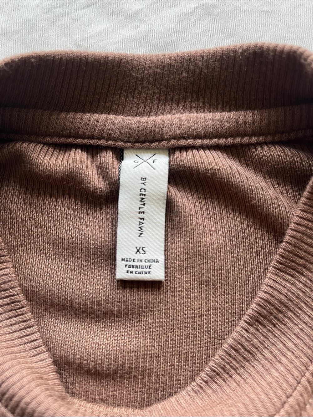 Gentle Fawn Ribbed T-Shirt - Picture 3 of 5